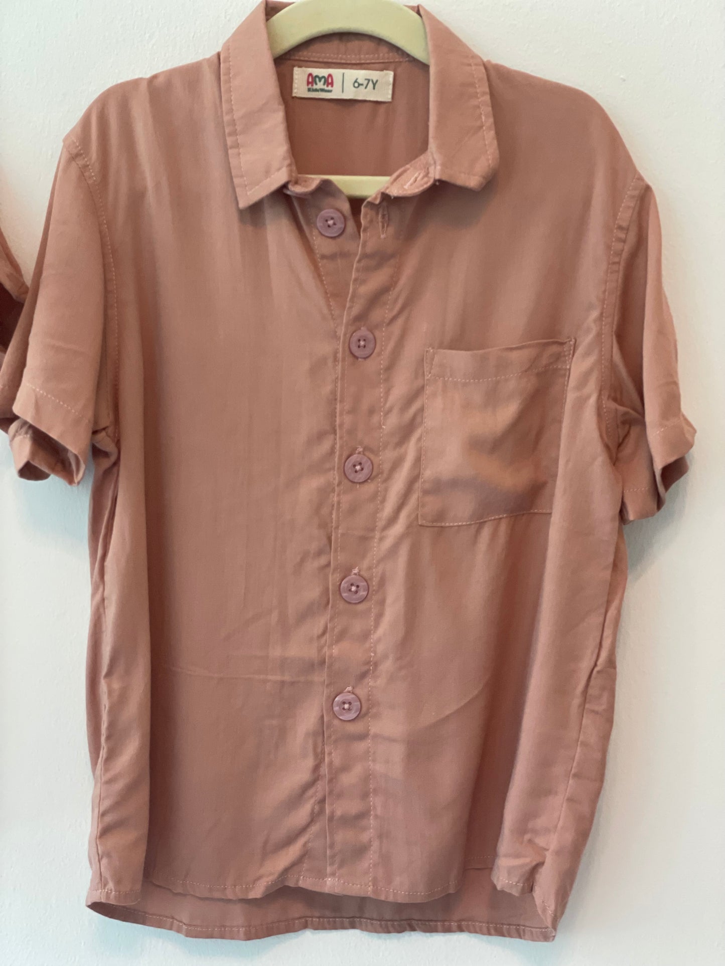 Nate Shirt -Rose