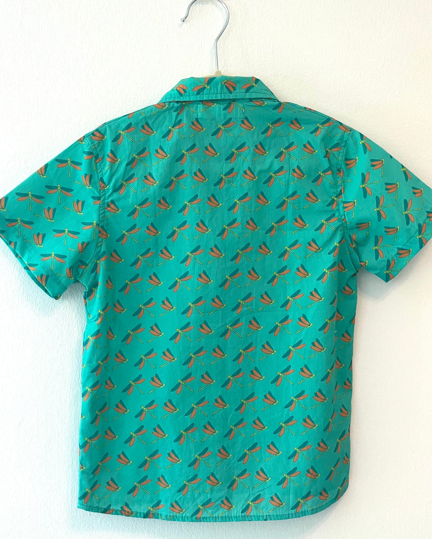 Nate Shirt - DragonFly on Green