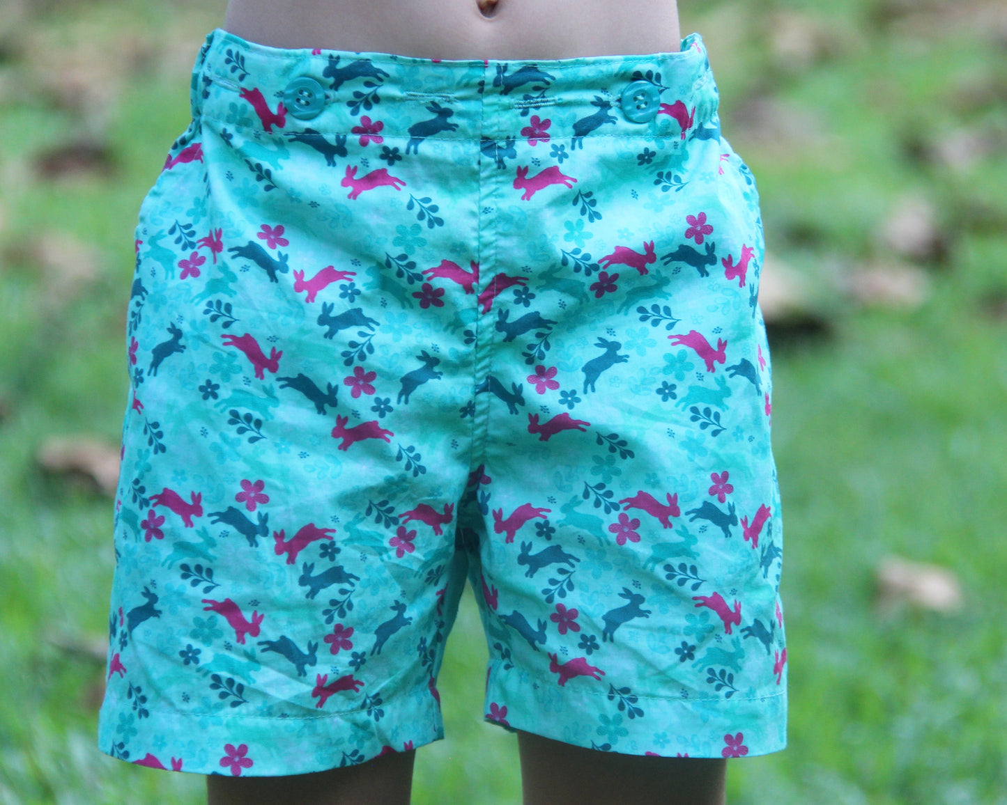 Alex Short - Bunnies On Turquoise