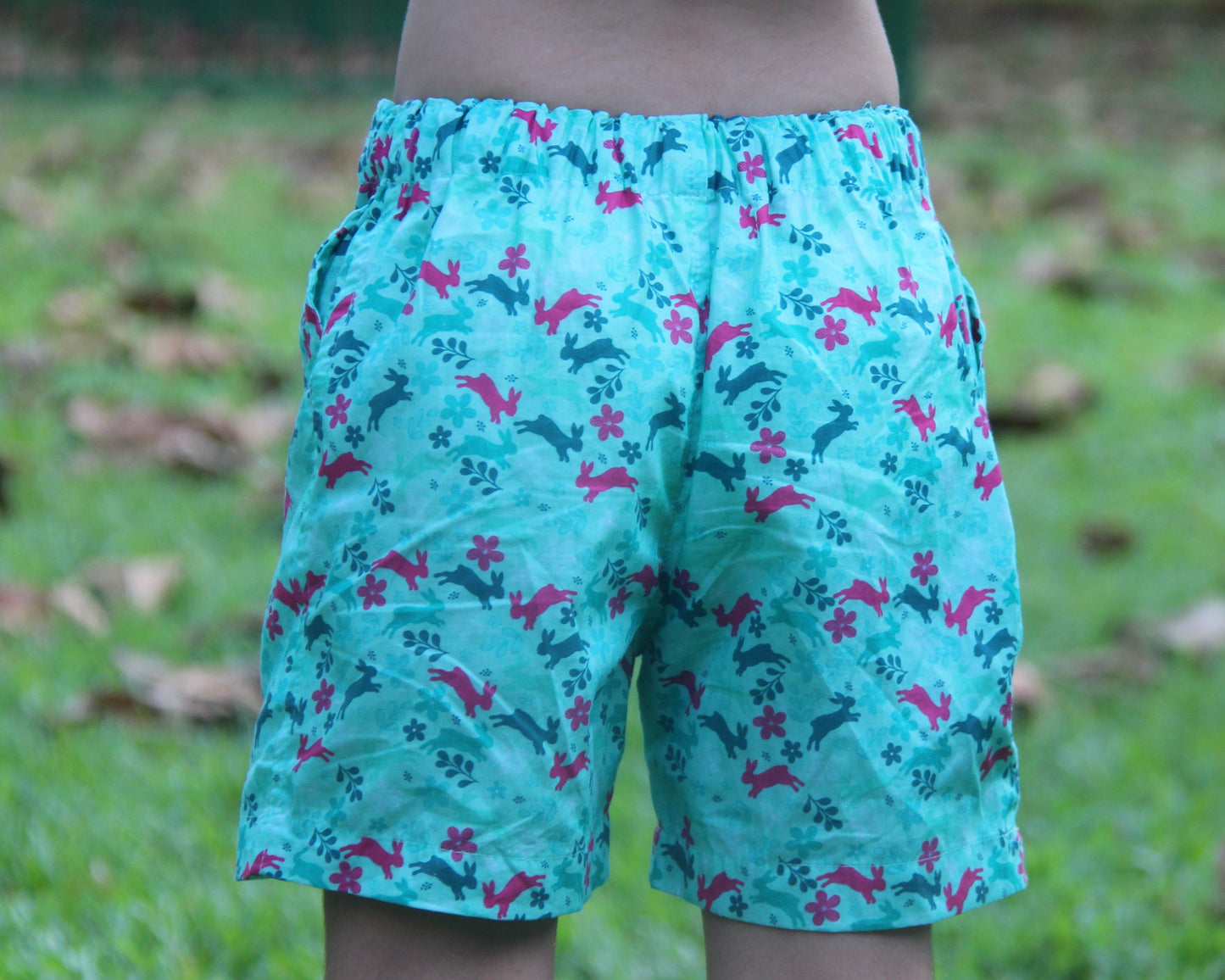 Alex Short - Bunnies On Turquoise