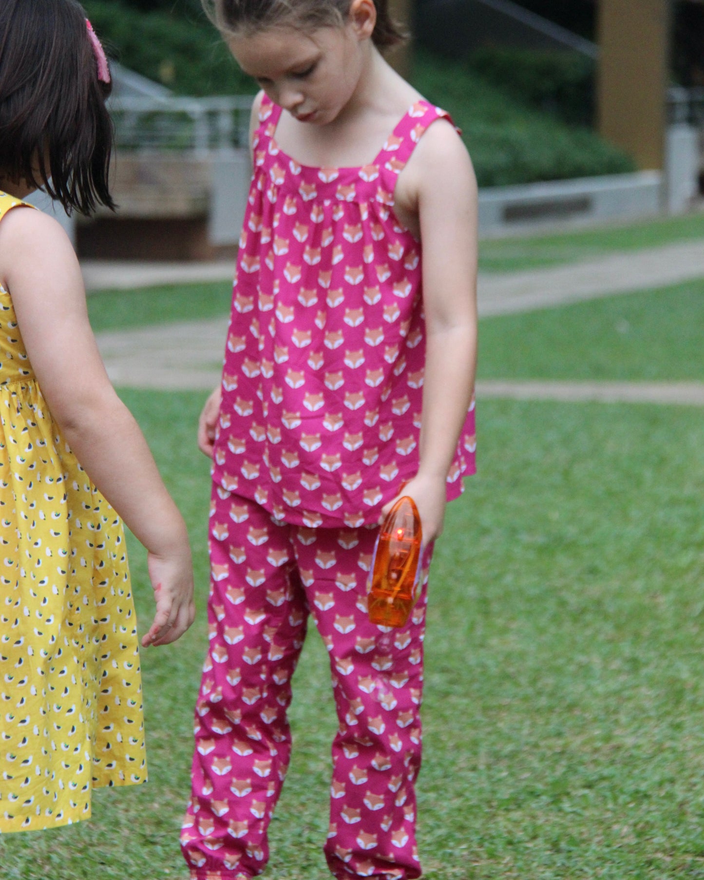 Mylah Top - Fox On Pink